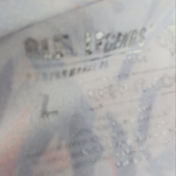 REEL LEGEND Sleeveless Stretch Dress Cutout Back Palm Tree Sz L Red White Blue - Picture 6 of 6